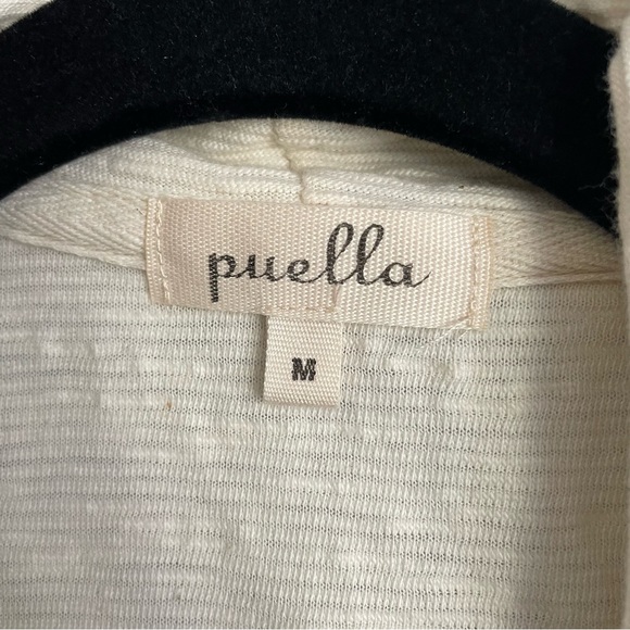 Anthropologie Puella Open Front Flyaway Cardigan Vest Size M - Picture 5 of 8